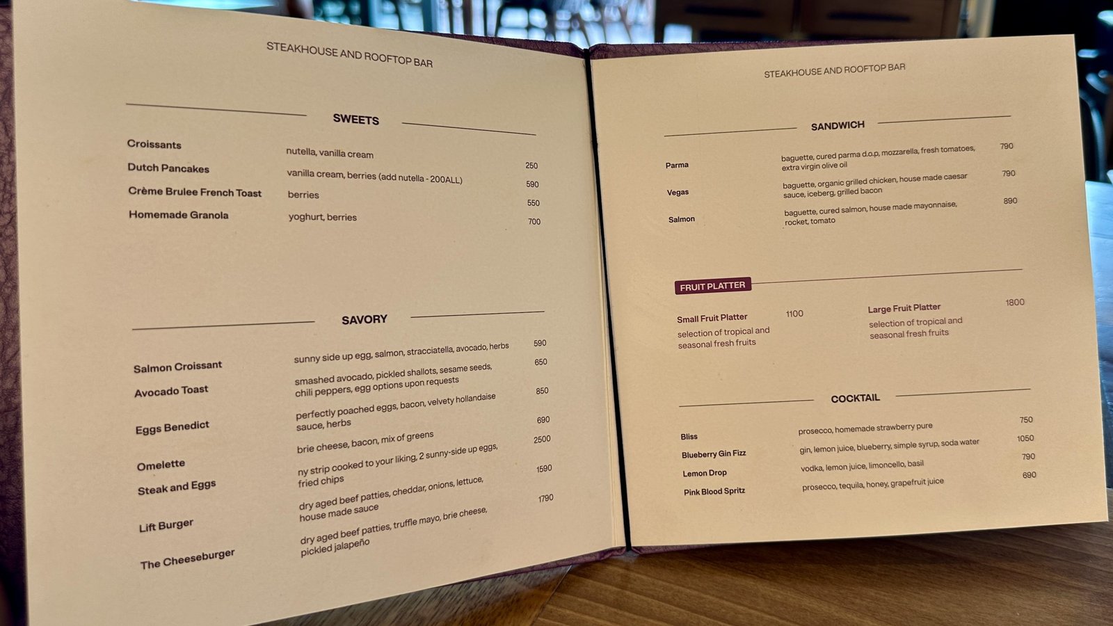 Brunch Menu Page 2-3