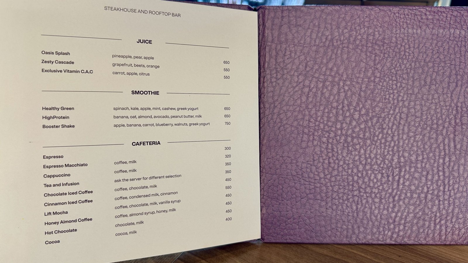 Brunch Menu Page 4
