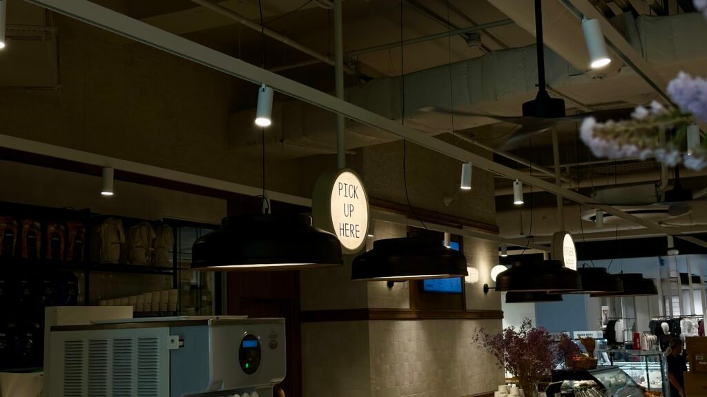 coffee pick up area