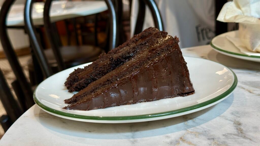 photo of the chocolate cake